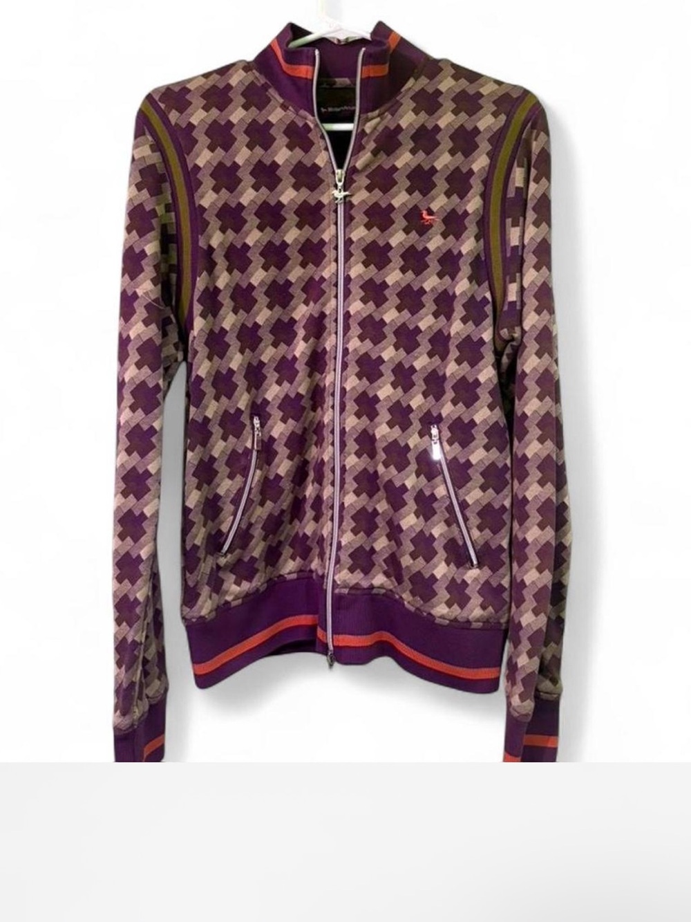 Vintage retro style Modern Amusement track jacket men’s M